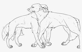 Anime wolves in love coloring pages. Student Writing Lineart Wolf Couple Lineart Free Transparent Clipart Clipartkey