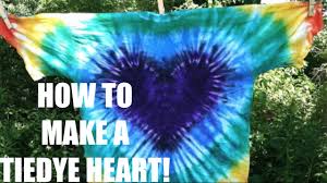 Then, dye according to whatever dye instructions you're using. Tie Dye Heart Tutorial Spvcecaseillustration Tiedye Youtube