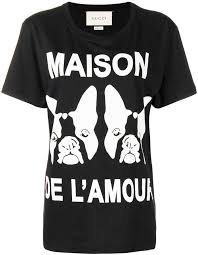 Gucci Maison De L Amour Printed T Shirt Farfetch Print T Shirt T Shirt Shirts