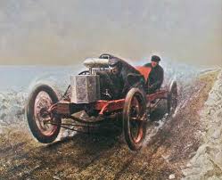 peter helck painting showing henry ford and his mechanic spider huff automotive artwork automotive art car art pinterest