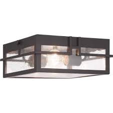 Progress Lighting P550038 020 Antique Bronze Boxwood 2 Light 11 Wide Outdoor Flush Mount Square Ceiling Fixture Lightingdirect Com