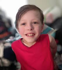 Gussy's new school has a fenced playground