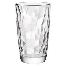 Bormioli Rocco Diamond Cooler 16oz Set Of 6 Clear Glass Set Bormioli Rocco Glass