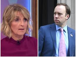 Matthew hancock, 43, replaced jeremy hunt as health secretary on july 9. Loose Women React To Matt Hancock Embrace Video The Country Deserves An Explanation The Independent