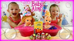 4.6 out of 5 stars. Baby Alive Doll Bath Time Color Change Water Bubble Bath Foam Soap Surprise Fizz Egg Youtube