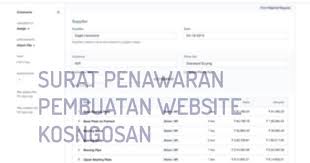 Contoh surat pengunduran diri dari guru. Contoh Surat Penawaran Invoice Pembuatan Website Cara Membuatnya Kosngosan