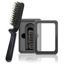 This travelling and foldable hairbrush from touchbeauty has one characteristic that separates itself from the rest: Amazon Com Travel Hair Brush With Boar Bristles Folding Hair Brush For Thin Thick Hair And Mini Travel Brush For Women And Men For Smoothing Detangling Massaging Adding Shine Great For Purse Or