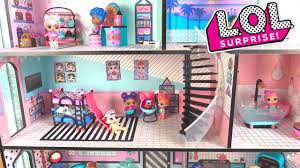 Maison Poupees Lol Surprise Avec Piscine Lol House Tour Youtube