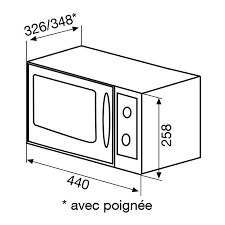 Il affiche 18 kg sur la balance. Gmf202si Micro Ondes Pose Libre 20 L Silver Produits Glem Gas