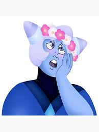 Holly blue with flower crown