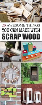 20 Awesome Things You Can Make With Scrap Wood Wood Projects Plans Carpentry Projects Small Wood Projects