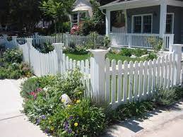 The metal shtaketnik of factory of the producer metallokrovli center is a quality guarantee and service picket fence from the manufacturer in russia. 26 Adorable Wooden Fences For Your Yard Backyard Fences Small Front Yard Landscaping Fence Landscaping