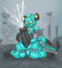 1futa android animal genitalia animal penis armor big hands  bionicle black penis borrowed character cosplay cum cum explosion cumshot  dialogue ejaculation equine penis erection excessive cum fictional language  flat