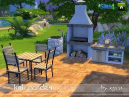 Xyra33 S Xyra Kali Set Garden Sims 4 Outdoor Sims