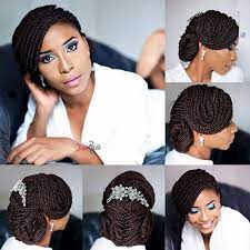 Box Braids Alert With Myvelvetboxng Accessories Everything Goes Dazzling Kem Bridal Hair Inspiration Braided Hairstyles For Wedding Thick Hair Styles