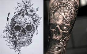 Les différents styles de tatouages femme. Tatouage Tete De Mort Tattoome Le Meilleur Du Tatouage