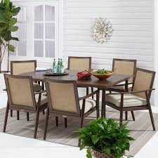 Originally $400, you can now score this set for just $220. Better Homes Gardens Vaughn 7 Piece Outdoor Patio Sling Mesh Dining Set Walmart Com Stylish Patio Furniture Modern Outdoor Dining Table Patio Furniture Sets