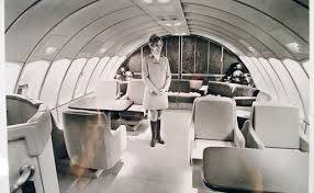 Pan Am First Class 747 Lounge Vintage Airlines Aircraft Interiors Air Travel