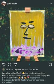 Men barks tavlor är direkt undermåliga och blir just därför till en skrattspegel mot varghanens eget måleri. Ulf Lundell Har Ratt Sluta Mala Janne Bark Arbetet