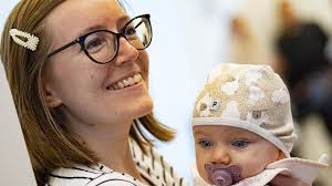 40 bebisar och föräldrar fick egen dag