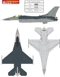 14, 15, 16, 117, 130) General Dynamics F 16 Fighting Falcon Usaf Three Color Camouflage Color Profile And Paint Guide