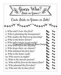 Instant Download This Listing Is For A Digital File A Pdf File Will Be Sent To You After Yo Bridal Shower Question Game Wedding Speech Bridal Shower Games