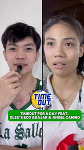 SANA MATAPOS MO NA THIS BREAK, ANGEL 😄🎥 DLSU's Eco Adajar and Angel  Canino share how they spend their off days, despite their busy schedules as  student-athletes, when given the chance. |