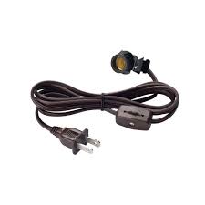 Westinghouse 6 Ft Cord Set With Candelabra Base Socket And Cord Switch 7000300 The Home Depot