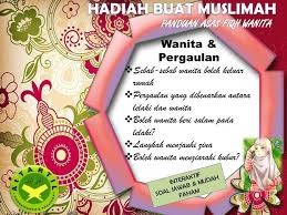 Perempuan karier dan perempuan muslimah. Attartil Program Hadiah Buat Muslimah Bab Wanita Facebook