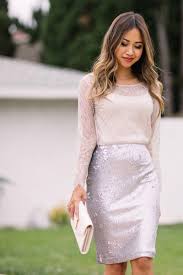 Lace And Locks Petite Fashion Blogger Holiday Outfit Ideas Sequin Skirt Whbm Petite Hol Party Dress Classy Work Party Outfits Christmas Party Outfit Fancy