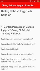 Bagaiamana kelanjutan dialog di atas? Android Icin Ilmu Percakapan Bahasa Inggris Apk Yi Indir