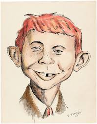 Alfred E. Neuman Sketch, in Todd Sheffer's My Original Art Gallery Comic  Art Gallery Room