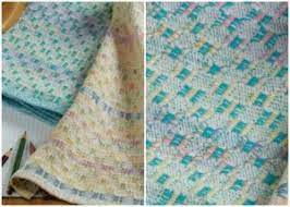 4 Free Hand Woven Baby Blankets Handwoven