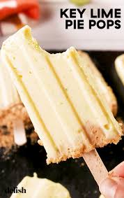 Key Lime Pie Pops Pie Pops Lime Recipes Key Lime Pie