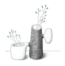 Epingle Par Ine Sur Dessins De Designer Corbeille De Fruits Vase Design Dessin