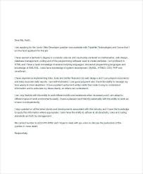 6 Job Application Letters For Web Designer Free Premium Templates