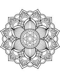 Rappresentazione per mezzo di linee e segni tracciati con. Mandala Da Colorare 116 Disegni Da Stampare A Tutto Donna
