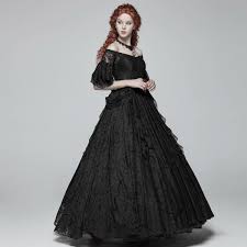 Jeden tag werden tausende neue, hochwertige bilder hinzugefügt. Viktorianisches Schwarzes Brautkleid Schulterfrei Voodoomaniacs