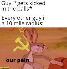We did not find results for: Guy Gets Kicked In The Balls Every Other Guy In A 10 Mile Radius Our Pain Communism Starecat Com
