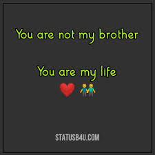 Whatsapp status displays how uniquely and ingeniously you can put your thoughts in words. 250 Brother Status Quotes Captions Best Brother Love Status