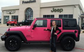 Black And Hot Pink Jeep Pin By Jasmine S Couture On Dreams Do Come True Pink Jeep Pink Jeep Wrangler Hot Pink Cars