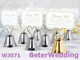 Aliexpress Com Buy Wedding Bells Place Card Holders Wj071 Beterwedding Http Shop72795737 Place Card Holders Wedding Wedding Card Holder Wedding Place Cards