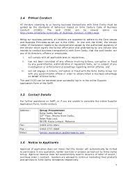 This form is for use only by promoters. Application Letter For Registration As A Supplier