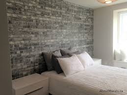 Room is dark so considering painting or liming to lighten? A Grey Brick Wallpaper In A Light And Airy Bedroom Grey Brick Wall Bedroom 900x675 Download Hd Wallpaper Wallpapertip