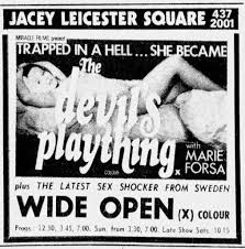 The Devil's Plaything (1973) In this Swedish/Swiss/German collaboration by  director Joe Sarno that was released in German as Der Fluch der schwarzen  Schwestern (The curse of the black sisters), a castle hostess