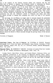 This is a list of universities in malaysia. Multi Ethnic Politics The Case Of Malaysia By Cynthia H Enloe Research Monograph No 2 Center For South And Southeast Asian Studies University Of California Berkeley August 1970 Pp Xiii 172 Foreword Preface Selected