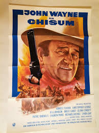 Chisum, John Wayne, Forrest Tucker, Movie Theater Poster 1970