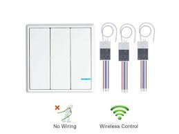 Greencycle 1pk 3 Way Switch And 3pk Receiver Wireless Lights Switch Kit Remote Control Lamp Newegg Com