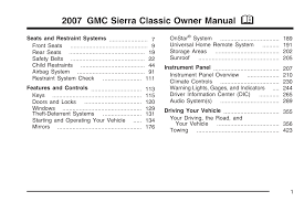 Just putting this here for future viewers (this is my truck with a second gen topper). Https My Gm Com Content Dam Gmownercenter Gmna Dynamic Manuals 2007 Gmc Sierra 1500 2007 Gmc Sierra Owners Pdf
