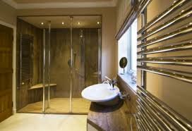 Kohler 3/8 glass frame less shower door. Granite Bathroom Designs Built To Last Versital